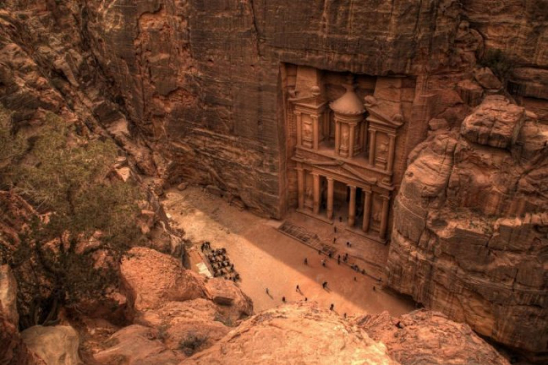 Tour a Petra in Giordania in Barca da Sharm el Sheikh